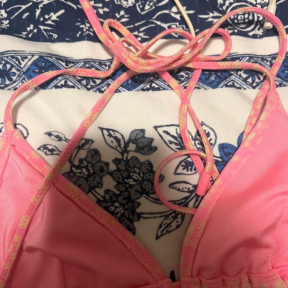 Triangl Swimwear Pink and Yellow Bikini - Picture 4 of 7